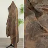 Tela Jacquard de Seda al Aceite Estilo Chino de Nailon Tencel Chaleco con Relieve Top Traje Falda Pantalones Tela para Ropa