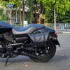 Carro musculoso Wolf adequado para Harley Street500/750 bolsa lateral bolsa lateral pode ser instalado capacete meio capacete capacete completo com trava rápido