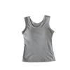 Otoño e invierno Nueva camisola térmica de terciopelo de hilo para mujer, chica hot adelgazante de ajuste ceñido, top sin mangas versátil con temperamento para mujer