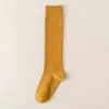 Calcetines altos para mujer, primavera y otoño, piernas bonitas, adelgazantes, calcetines de compresión, calcetines largos, para mujer, que absorben el sudor, resistentes al olor, JK, blancos, calcetines hasta la rodilla