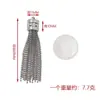 Cadena de Campana Colgante con Borla Hecha a Mano de Metal, Cadena de Joyería Colgante para Caja de Bolsa, Cadena de Borla para Ropa de Bolsa Colgante