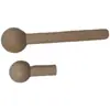 Accesorios para Tablero Perforado de Madera Maciza Palitos de Madera Cerillas Ganchos para Estantes Estante de Almacenamiento con Agujeros Redondos Estante Divisor Fijo de Madera