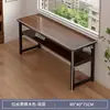 Escritorio largo para dos personas, herramienta mágica para ahorrar espacio para el hogar de los estudiantes, dormitorio, casa de alquiler, escritorio de computadora rectangular para habitaciones estrechas