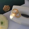 Aretes de hilo de cuentas plateadas pequeñas combinables con todo, hebilla de oreja de plata S925, aretes de nicho, perlas plateadas, estilo retro de Hong Kong, perlas pequeñas y brillantes para mujer