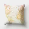 Funda de almohada para sofá Laitu Patrón de dibujos animados Almohada lumbar de coche Poliéster Almohada de oficina