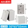 Caja de Conexiones Impermeable Caja de Terminales de Plástico Botón de Encendido Montado en Superficie para Exteriores Apertura de Procesamiento Caja Especial para Cableado de Exterior