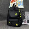 Mochila bordada floral estilo coreano para estudantes do ensino fundamental II e médio, alto valor estético, design único, mochila escolar de grande capacidade