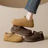 Weiwei Girl 579 Sapatos de Neve de Algodão com Sola Grossa para Mulheres Botas Curtas Aconchegantes com Forro de Lã Quentes de Inverno Sapatos Batata Pequena Birkenstock