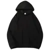 Sudadera con capucha nueva de ajuste holgado de composite de algodón, sudadera de marca moderna con forro polar para primavera y otoño, personalizable con estampado y logotipo