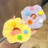 Outono e Inverno Estilo Japonês e Coreano Corda de Cabeça Fofa de Pelúcia Porco Colorido Anel de Cabelo Colorido Bola de Cabelo Colorida Corda de Cabelo Ins Acessórios de Cabelo Femininos Elástico