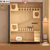 Gabinete para Mascotas, Villa para Gatos, Nido para Gatos en Casa Interior, Jaula para Gatos, Espacio Libre Extra Grande, Gabinete para Gatos, Otros Gabinetes