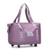 Bolsa de Viaje Plegable con Polea de Gran Capacidad Expandible Separable para Seco y Húmedo Repelente al Agua Bolso de Equipaje Bolso de Hombro Bolso de Mano