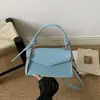 Bolso de mano elegante de color sólido de alta gama para mujer 2026 temporada actual nueva moda versátil ins de un solo hombro bandolera bolsa cuadrada pequeña