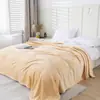 Manta de flanela dupla face, lençol de veludo de leite espessado para o inverno, peça única para uso em casa ou dormitório, manta de flanela e fleece de coral