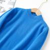 Suéter de lana pura para niños de alta gama, jersey de punto de color sólido para niños y niñas, abrigo base para otoño e invierno.