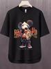 Nova camiseta de manga curta masculina verão coreano estilo moderno simples meia manga top Hong Kong estilo frouxo casual moda marca t-shirt