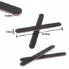 Tira de lija para uñas lija negra lima de uñas tira para frotar uñas tira de lija resistente al desgaste tira para frotar esmalte de uñas lavable venta al por mayor
