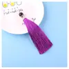 Fecho Lagosta Borla Franja Longa 14CM Penduricalho de Carro Penduricalho de Bolsa Nó Chinês Joias DIY Borla de Pedras Preciosas Joias