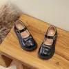 Sapatos Mary Jane de couro com laço para mulheres, estilo coreano, fáceis de combinar, novos sapatos Lolita, sapatos de princesa japonesa de verão, modernos