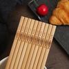 [Envío Gratis] Palillos de Bambú, Palillos de Bambú sin Pintar y sin Cera, Palillos de Bambú Tallados, Palillos Envasados