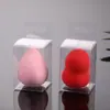 Fornecimento Direto da Fábrica Puff Esponja de Beleza Universal Elegante e Simples Caixa de Embalagem Transparente Embalagem Plástica de PVC Caixa de Armazenamento