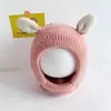 Gorro de Lana Gruesa Tejido de Punto para Bebé para Otoño e Invierno para Niños y Niñas, Gorro de Punto para Bebé para Niños y Niñas, Gorro con Protección para las Orejas para Niños y Niñas