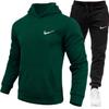 2024 Comercio Exterior Nuevo Traje de Sudadera con Capucha para Hombre Casual con Estampado Sudadera con Capucha Gruesa Holgada Ropa para Correr Ropa de Hombre