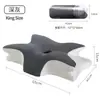Almohada de Memoria de Rebote Lento Transfronteriza de Amazon Almohada de Mariposa Alivio para la Columna Cervical Ayuda para Dormir Profundamente Dormir Almohada de Espuma Viscoelástica que No se Colapsa