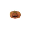 Horquilla Creativa con Forma de Calabaza Pequeña Divertida para Halloween, Tocado con Cara Sonriente Real, Pinza Lateral de Calabaza, Accesorios para el Cabello de Fiesta