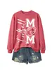 Moletom casual feminino estilo mãe de jogador de futebol loja independente Amazon eBay