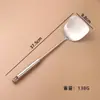 Espátula Gruesa de Acero Inoxidable Espátula de Cocina para el Hogar Cuchara para Cocinar Anti-quemaduras Olla Caliente Cuchara para Sopa Juego de Utensilios de Cocina Venta al por Mayor