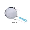 Peneira de Aço Inoxidável com Malha Fina de 26 Anos, Tipo Suspenso, Espessada, Anti-Escaldante, para Assar, Filtrar Leite de Soja, Aço Inoxidável de Grau Alimentício