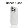 Capa de Celular Dopamina Cor Pura Adequada para Apple 16Promax Magnética Jelly Dois-Em-Um Capa Protetora para Iphone15
