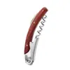 Cuchillo Caballo Marino Abrebotellas de Acero Inoxidable Cuchillo Multifuncional para Exteriores Sacacorchos Mango de Madera Abrelatas Venta al por Mayor en Stock