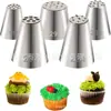 Boquilla para Manga Pastelera de Pasta de Castañas Mont Blanc de Acero Inoxidable 304, Boquilla Pequeña con Forma de Hierba para Decoración de Pasteles