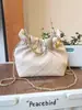 Bolsa Tote Padrão Diamante 26TB, Bolsa Hobo Fashion e Versátil, Mini Bolsa de Compras, Bolsa Feminina com Corrente Estilo Chanel, Tendência Retrô