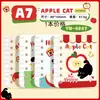 A7 Cuaderno Espiral de Dibujos Animados Gato Mini Lindo Portátil de Bolsillo Bloc de Notas de Hojas Sueltas Cuaderno de Estudiante