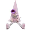 Nova Boneca Gnomo Borboleta com Pernas Penduradas, Boneca de Pelúcia Borboleta, Boneca Elfo Sem Rosto, Ornamento Decorativo Europeu e Americano