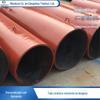 Cotovelo Bimetálico Composto Resistente ao Desgaste com Revestimento Cerâmico, Tubulação de Transporte Pneumático de Cinzas, Flange Dupla de Grande Diâmetro Soldada