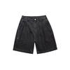 NotBrand Shorts Jeans Pretos Lavados Vintage de Verão Largos Estilo Workwear Moda Masculina Marca Calças K95223