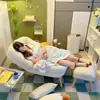 Sofá reclinable perezoso y silla para dormir para una persona, silla de ocio para dormitorio, sillón reclinable de lectura, sofá pequeño plegable