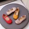 Bailarinas de Gamuza con Moño Poco Profundo para Mujer, Zapatos para Niños Pequeños, Medianos y Grandes, Talla 23-34