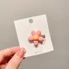 Presilhas de Cabelo Coloridas Dopamina de Alta Qualidade Estilo Coreano para Mulheres, Franjas Laterais, Grampos de Pato Doces, Acessórios de Cabelo
