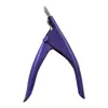 Tijeras rectas para arte de uñas para extensiones de uñas, tijeras en forma de U para dar forma a uñas postizas, manicura francesa DIY, cortaúñas de acero inoxidable, herramientas para arte de uñas