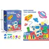 Brinquedos de argila colorida de unicórnio transfronteiriços dinossauro plasticina casa de brincar conjunto primeira infância crianças argila argila molde atacado