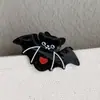 Pinza para el pelo de calavera fantasma, linda pinza para flequillo de telaraña de calabaza, pinza lateral de murciélago, pinza de garra pequeña de Halloween al por mayor
