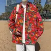 Camisa de Flores Grandes del Noreste Primavera y Otoño 2024 para Hombre Primavera Cuatro Estaciones Estilo Chino Peonía Camisa de Manga Larga Especial Comercio Exterior Transfronterizo