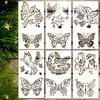 Plantilla de Corte Popular de Mariposa Volando para Pintura con Aerosol, Plantilla de Fuga para Impresión, Plantilla de Diseño DIY para Colorear Gratis, Transfronteriza de Amazon