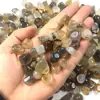Preço cerca de 3-12mm por 100g cascalho de ágata cinza cascalho de paisagismo cor primária cascalho de ágata d'água