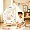 Montagem de Cena de Decoração de Aniversário para Meninos, Crianças Pequenas e Bebês; Festa de Primeiro Aniversário; Atmosfera de Cerimônia Feliz; Adereços para Fotos